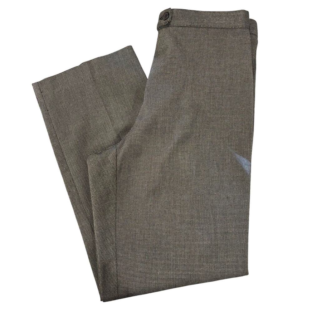 Vintage Briggs New York Tweed Gray Black Slacks 10P Dark Academia Preppy Office